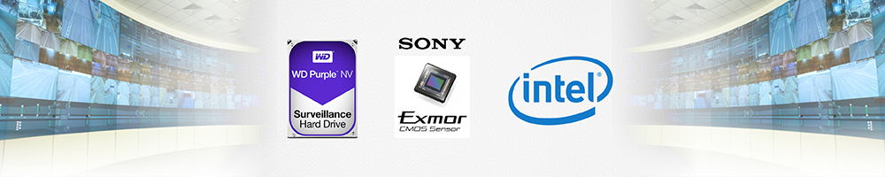 Bildsensoren von SONY, Festplatten von WD Purple und Prozessoren von Intel